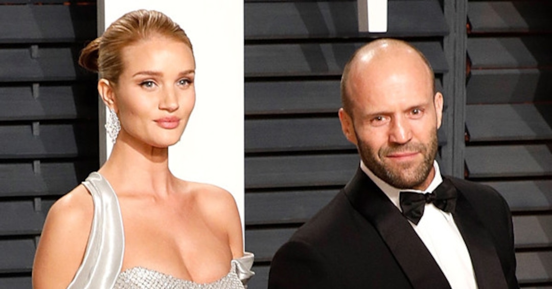 Pregnant Rosie Huntington-Whiteley Shines at VF Oscar Party - E! Online